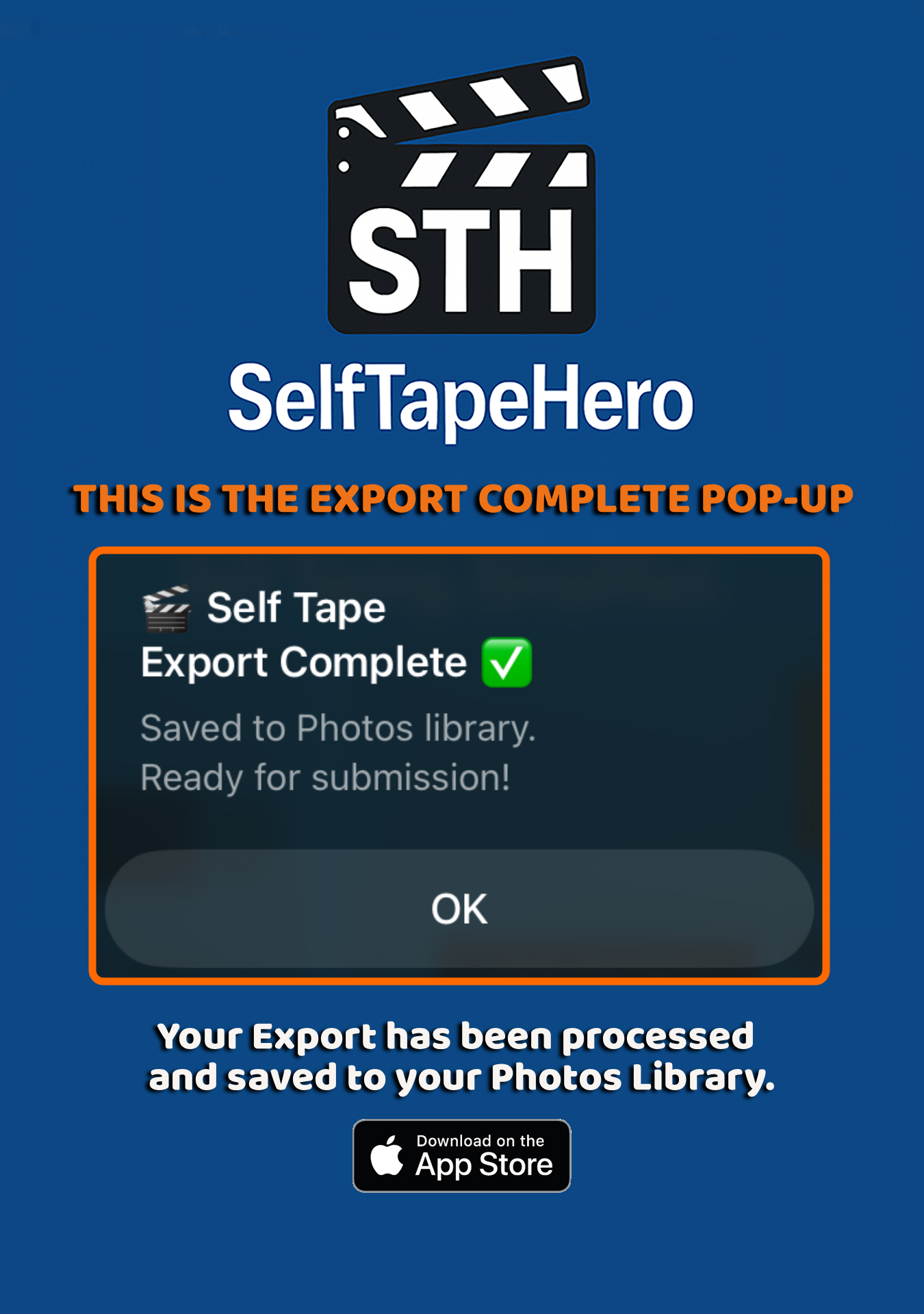 Export Complete Feature
